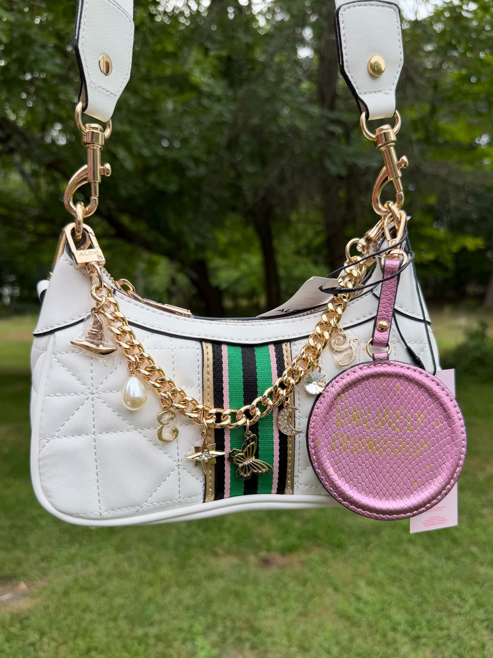 Wicked x ALDO Madeinoz Glinda Elphaba Convertible  Bag NWT and dusty